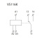 Instalační relé VS 116, do 16 A (AC1), ovládání 24/230 V AC