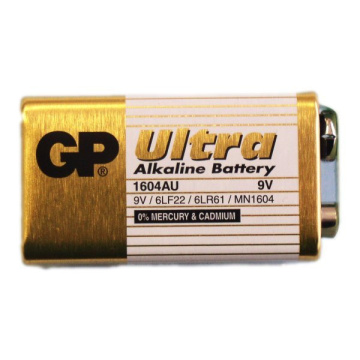 Značková ULTRA alkalická baterie 9 V pro jednotky HUNTER
