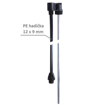 Senninger Irrigation PE připojovací hadička 12x9 mm, dl. 1,2 m