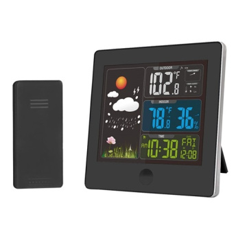 Meteostanice S80, barevný LCD, černá