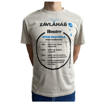 Tričko Hunter závlahář - moje pravidla - typ: vel. XXXL