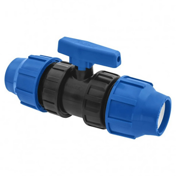 IRIBLUE PP spojkový kulový ventil se svěrnými maticemi - typ: 50 mm