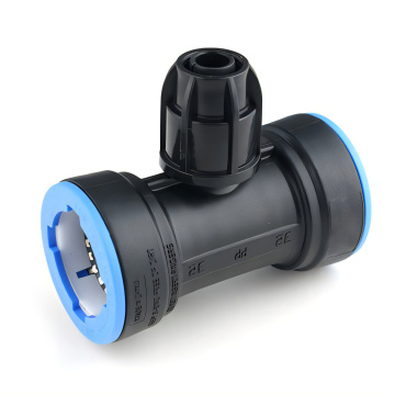 esyLOCK - T-kusy s odbočkou na QJ - typ: 25x20 mm