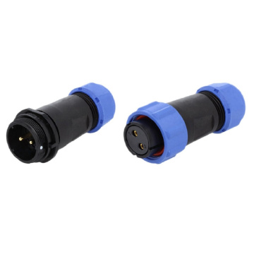 WEIPU Connector Sada konektorů (male + female), 2 pin, letovací na kabel