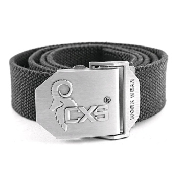 Textilní opasek s kvalitní kovovou sponou s logem CXS